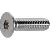 TRUSCO Hexagon Socket Flat Head Bolt Stainless Steel M5 X 15 26 Pieces B129-0515
