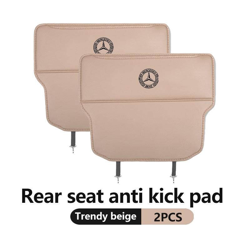 AABHZ1 Leather Car Seat Back Protection Anti-Kick Pad Seat Storage Bag Auto Accessories For Benz AMG CLA CLS C180 C200 W204 W205