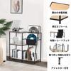 Fusehome открытая полка для хранения стеллаж для пластинок медиа-стеллажи книжная полка стильная большая вместимость полка для хранения аксессуаров открытая полка журнальная стойка 3