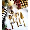 Золотой набор из 5 половников для соуса, сервировочный набор