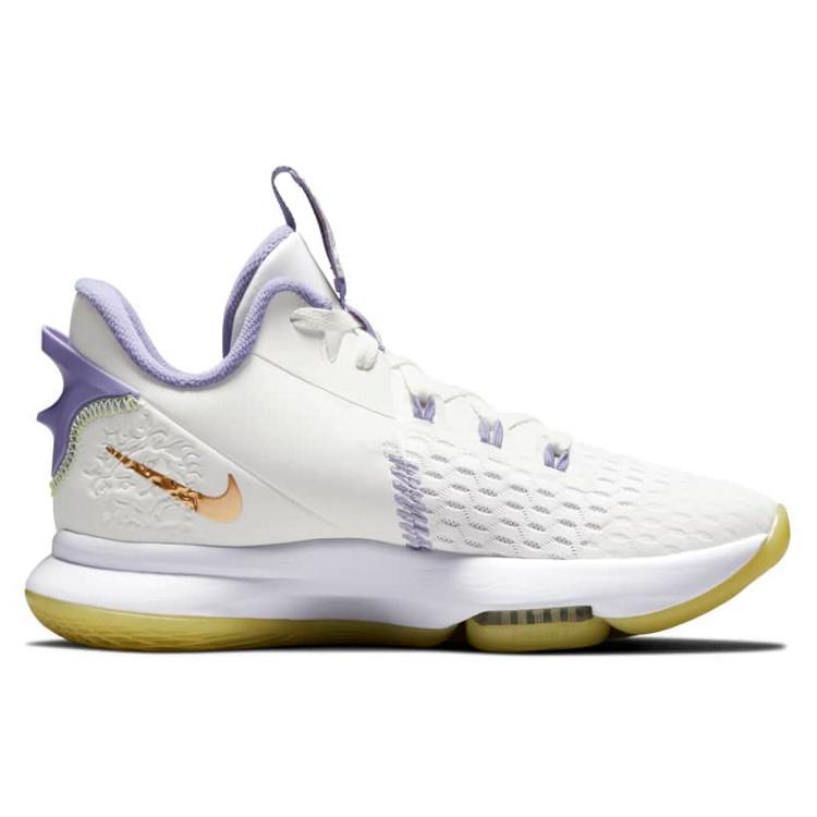 Nike Мужские кроссовки LeBron Witness 5 'Summit White Metallic Bronze' CQ9380-102
