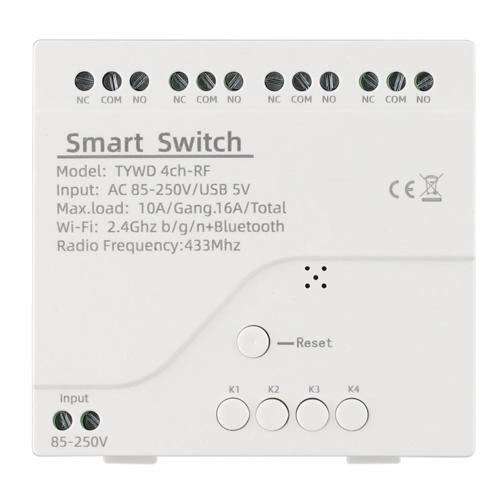 Умный для Tuya WIFI RF модуль управления переключатель 4CH релейный модуль переключатель