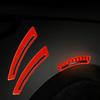 2Pcs Car Safety Warning Decal Mark Car Reflective Stickers Tape Reflective Strips Car Accessories Exterior Car Reflector Sticker