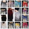 Jeans Decor Tassels Belt Hip-hop Sequin Waistband Jazz Dance Hip Scarf  Waist Accessories