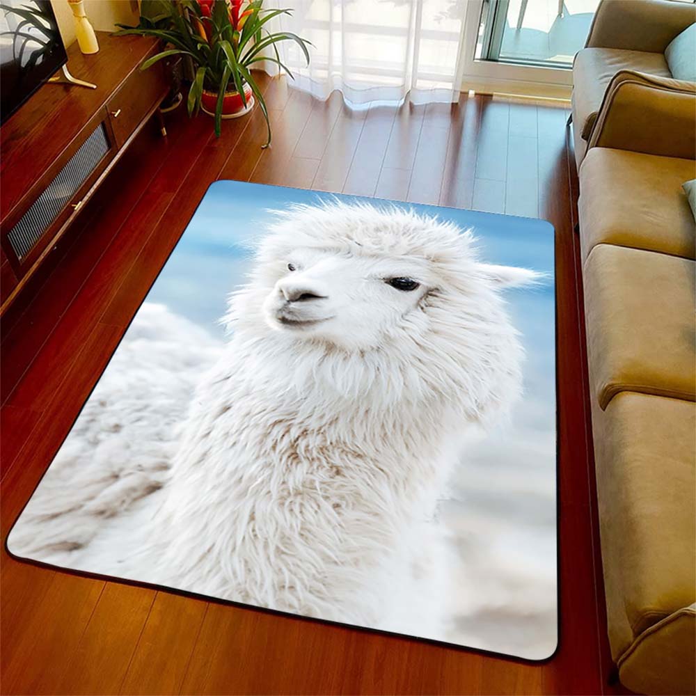 Ковер из альпаки с 3D принтом, украшение в виде животных, коврик, забавный коврик на день рождения для друга, гостиная, спальня, детская комната, коврики, коврик для домашнего декора