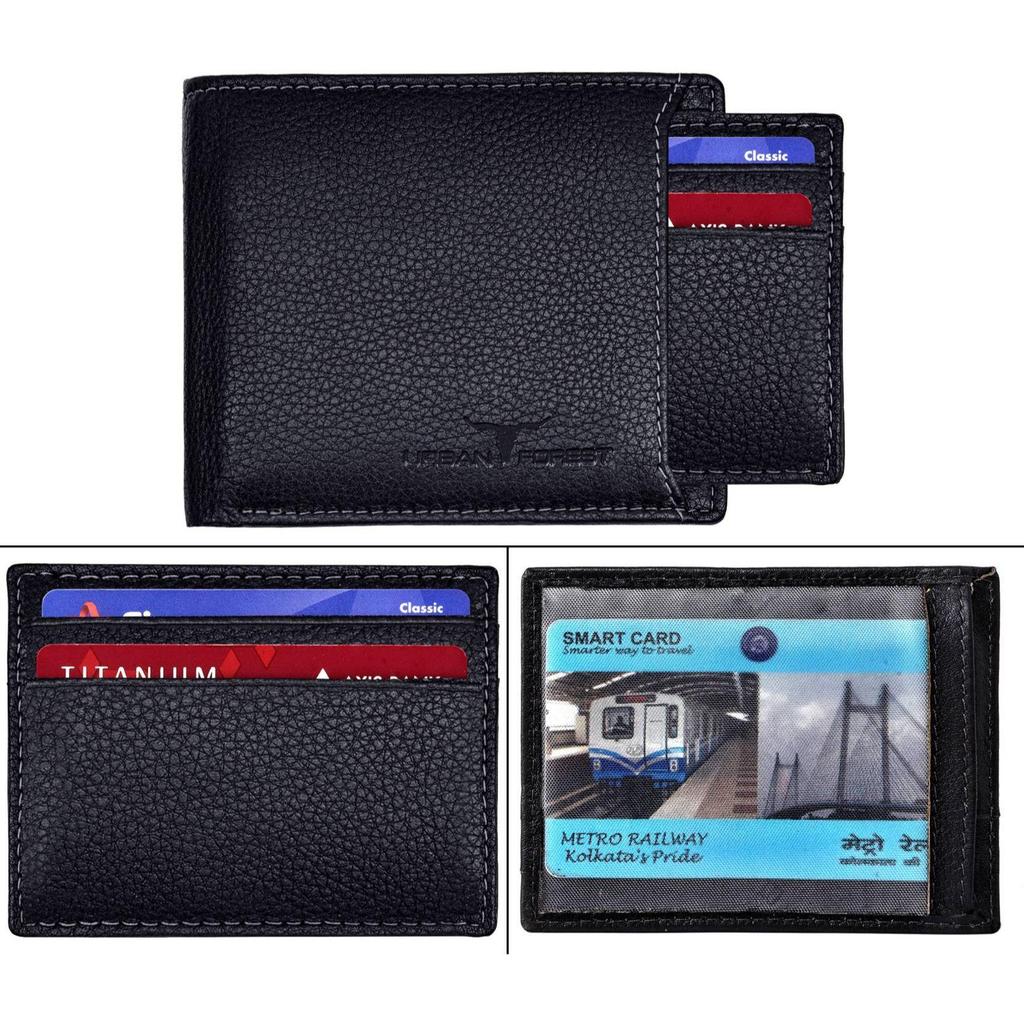 NEW Men Genuine Leather Wallet - Regular Size (7 Card Slots)