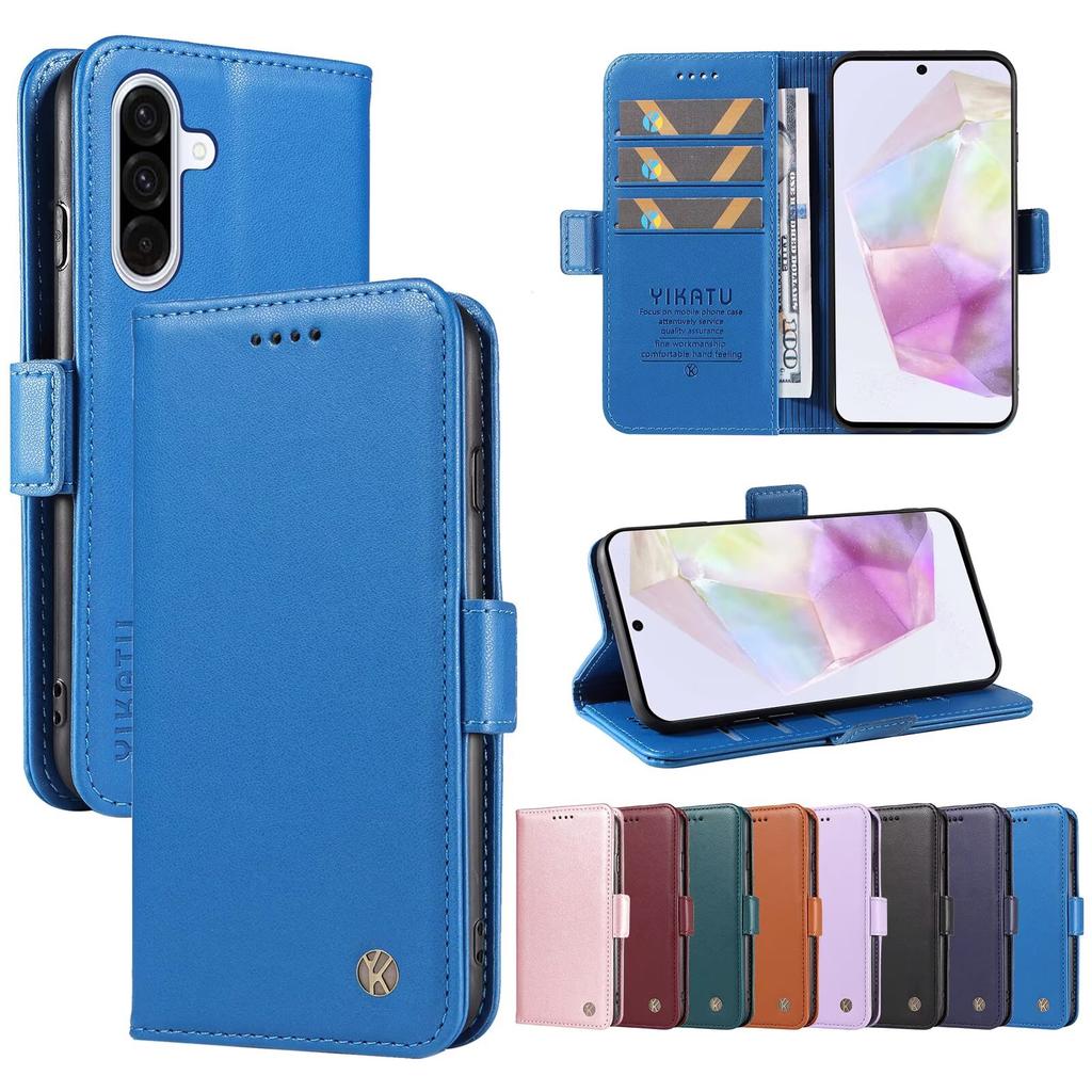 Кожаный чехол-кошелек для Samsung Galaxy A30 A26 A25 5G A24 4G A23E A23 A22 A21S A20 A16 A15 A14 A13 A12 A10 A06 A05 A04E A04 A03