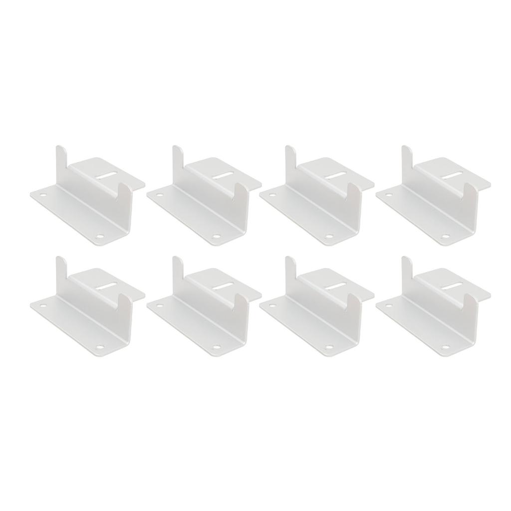 57PCS Solar Panel Mounting Brackets Aluminum Alloy Strong Support Solar Roof Mount Kit for RVs Trailers Boats Yachts