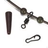 Fishing Rig Tube Carp Helicopter Hair Sleeves Hose Swivel Clips Kits