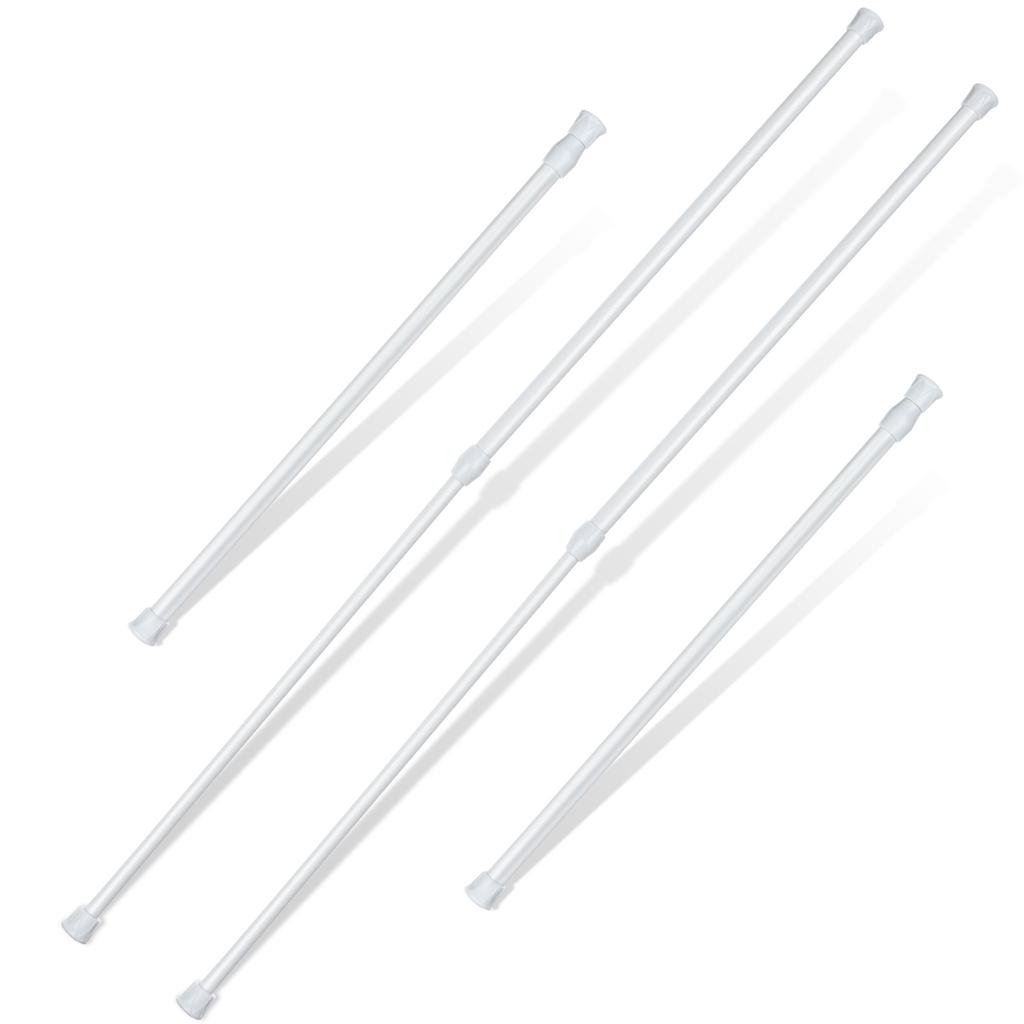 4 Pcs Window Security Bar Sliding Door Security Bar White Security Window Bars