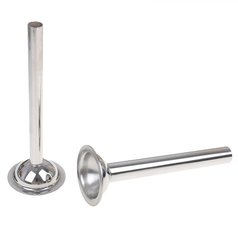 2Xstainless Steel Sausage Stuffer Attachment Stuffing Tubes Fit For Food Grinder
