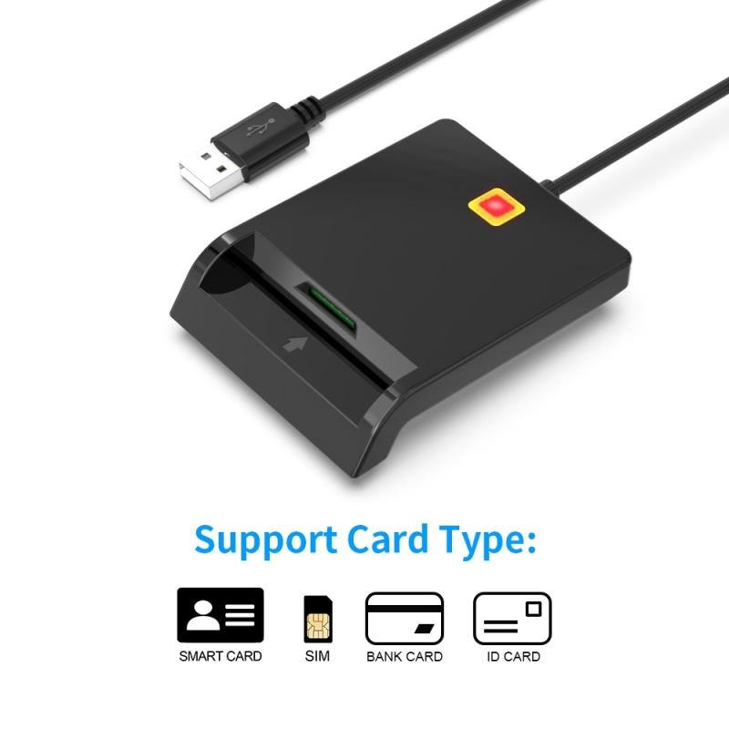 New Arrivals CR301 SIM ID Bank Card USB 2.0 CAC Smart Card Readers