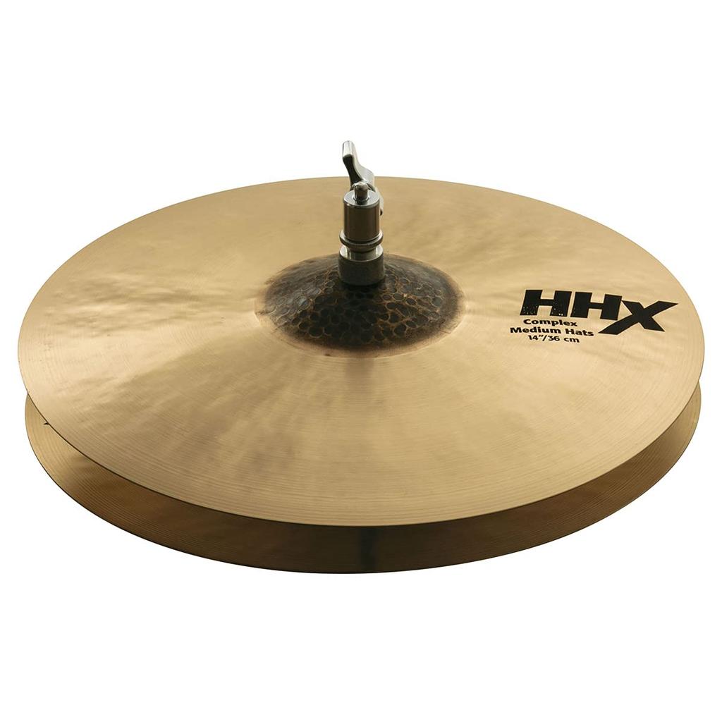 SABIAN HHX COMPLEX MEDIUM HATS Medium 14" Hi-Hat Top, Weight, HHX-14TCMH