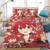 Anime B-Bocchi the R-Rock Duvet Cover Pillowcase Bedding Set Kids Boy Girl Bedroom Decoration 2/3piece set Single/Double size