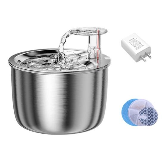 1 комплект, 2 л, фонтанчик для воды для домашних животных, большая емкость, мультифильтрация, автоматический диспенсер для воды для собак, кошек