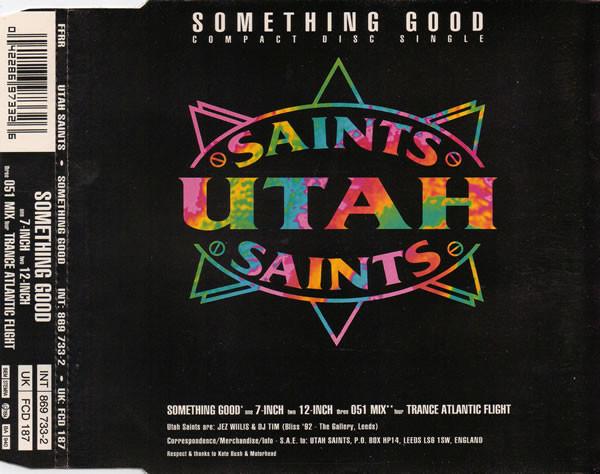 CD UTAH SAINTS - Something Good FCD187 FFRR 1992 UK Танцевальная & Электронная Б/У