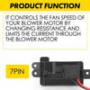 Heater Fan HVAC AC Blower Motor Resistor Control Module For Chevrolet GMC 03-06