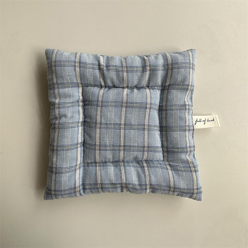 1шт корейский Ins обеденный стол кухонный клетчатый стеганый подстаканник из хлопка и льна