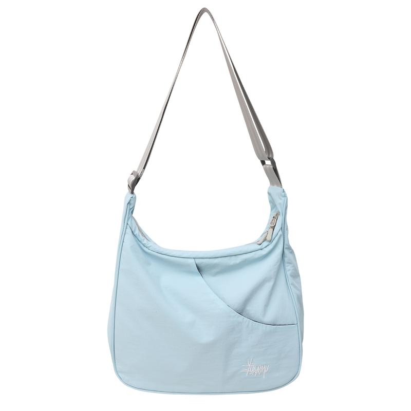 Однотонная большая вместительная сумка через плечо женская сумка через плечо мужская сумка-тоут для поездок на работу