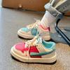 Модные цветные массивные кроссовки для детей весна-осень толстая подошва кроссовки для мальчиков и девочек спортивные кроссовки трендовые детские кроссовки