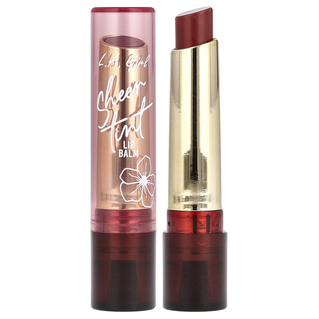 L.A. Girl Прозрачный бальзам для губ, GLC606 Sheer Black Cherry, 2 г (0,07 унции)