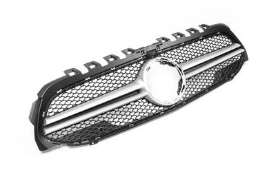 Передняя решетка AMG Silver для Mercedes A-сlass W177 2018- гг