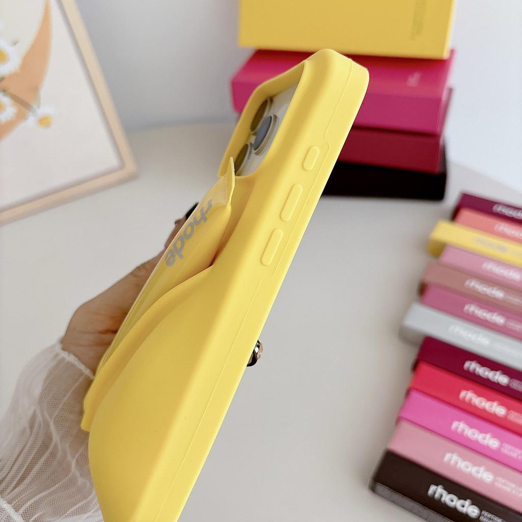 Силиконовый чехол для iPhone и помада от Хейли, набор из 3 предметов для iPhone 14/15