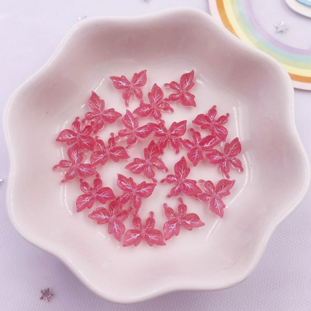 50 шт. красочные мини-милые хрустальные бабочки для дизайна ногтей с плоской задней поверхностью, стразы, аппликация, сделай сам, свадебный декор для скрапбукинга, поделки