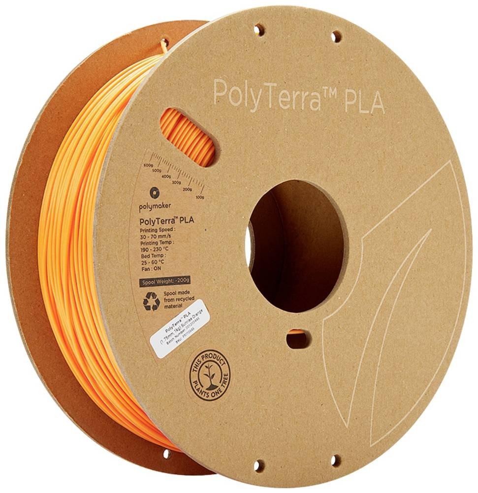 Polymaker PolyTerra PLA Filament 1.75mm 1kg Sunrise Orange