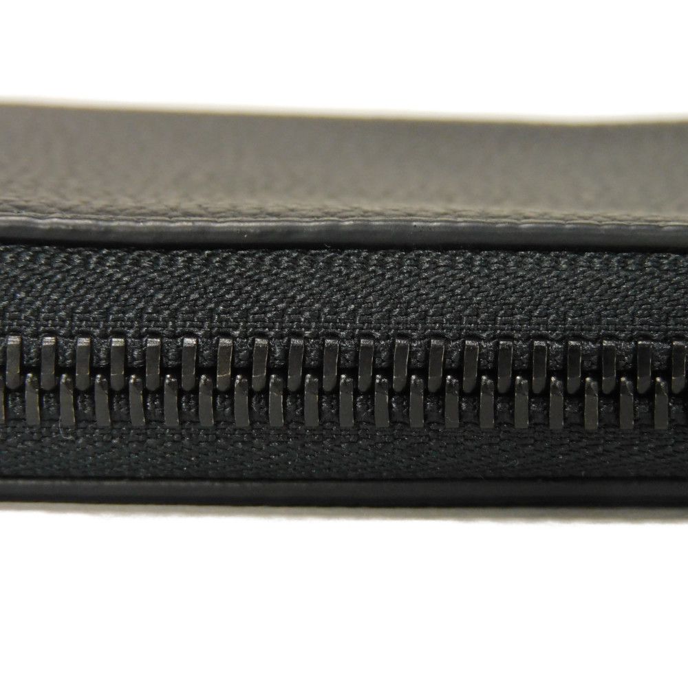 Used 12564 Zippy Wallet Horizontal M80334 7940 Current Model Black Zip Around RFID LV Aerogram Noir Men's from Japan