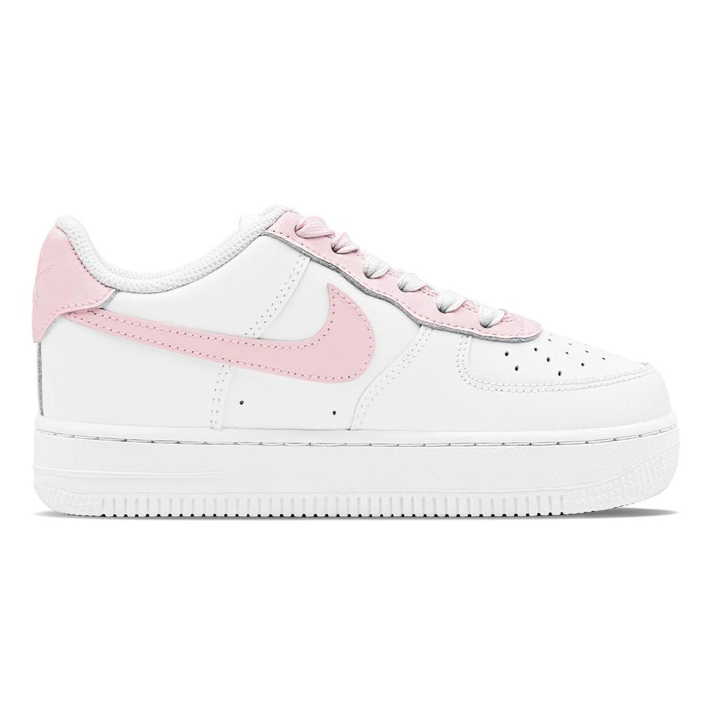 Nike Air Force 1 Air Force 1 Abrasion Resistant Slip Resistant Low top Skateboard Shoes Women's White Pink DH2920-111(Team1655-S-BOX)