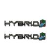 Metal 3D Car Emblem HYBRID Hybrid Power Sticker / Suitable for Cars, Trucks, Motorcycles, Suvs / Hoods, Trunks, Fenders, Side Doors,