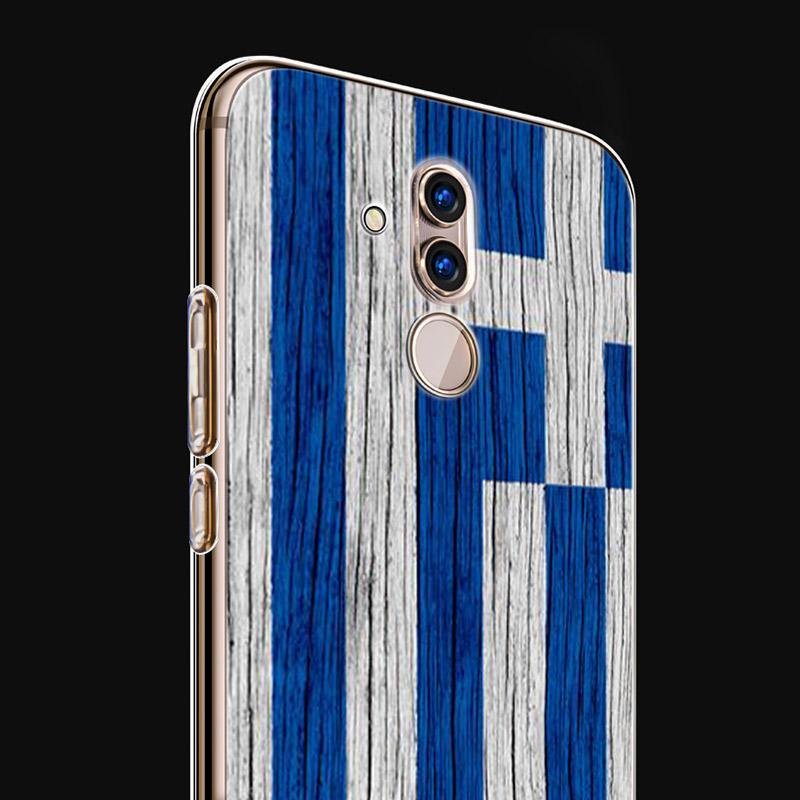 Греческие национальные флаги для Huawei Mate 40 30 20 20X 10 RS P Smart 2021 2020 ZS Pro Plus Lite 2019, чехол для телефона