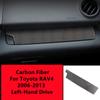 Углеродное волокно Автомобильный центр Панель управления Руль Декоративная крышка Наклейка Наклейка для Toyota RAV4 Внутренняя часть автомобиля