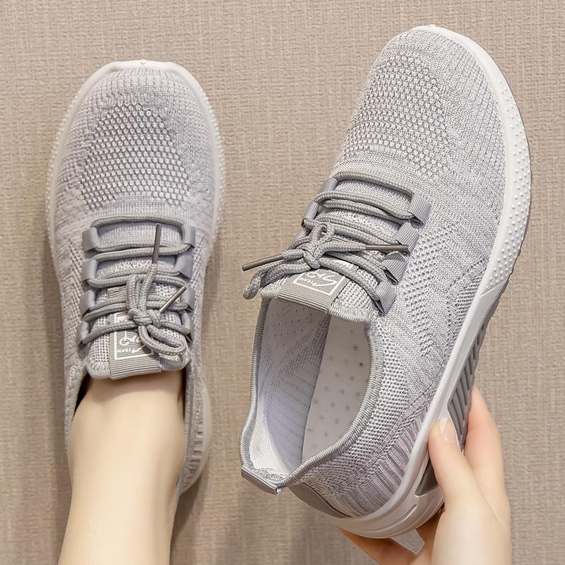 Новая женская дышащая повседневная обувь, модная легкая женская спортивная обувь