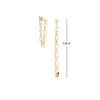 Punk metal Long Chain Earrings For Women Tassel Jewelry Simple Metal Stud Earring Boucle DOreille
