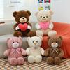 New Hug Heart Hug Bear Doll Plush Toy Teddy Bear Ragdoll Doll Sleeping Pillow Birthday Gift Female