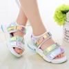 Летние детские спортивные сандалии для девочек, повседневные пляжные сандалии с мягкой подошвой