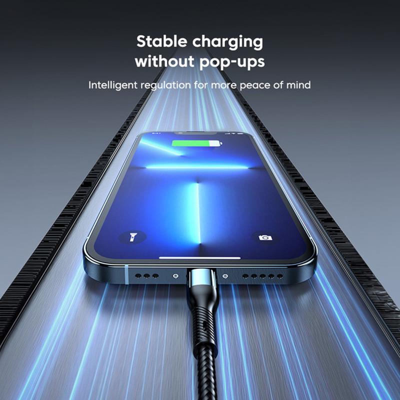 120W 1.2M 3 In 1 USB Fast Charging Cable Type C Lightning Micro USB Cable Data Cord For Iphone 16 15 Realme Samsung Huawei Phone USB Charging Cable