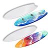 Surfboard Resin Tray Molds Surf Board Silicone Molds for Resin Large Resin Epoxy Molds Silicone for DIY Ocean Waves Art