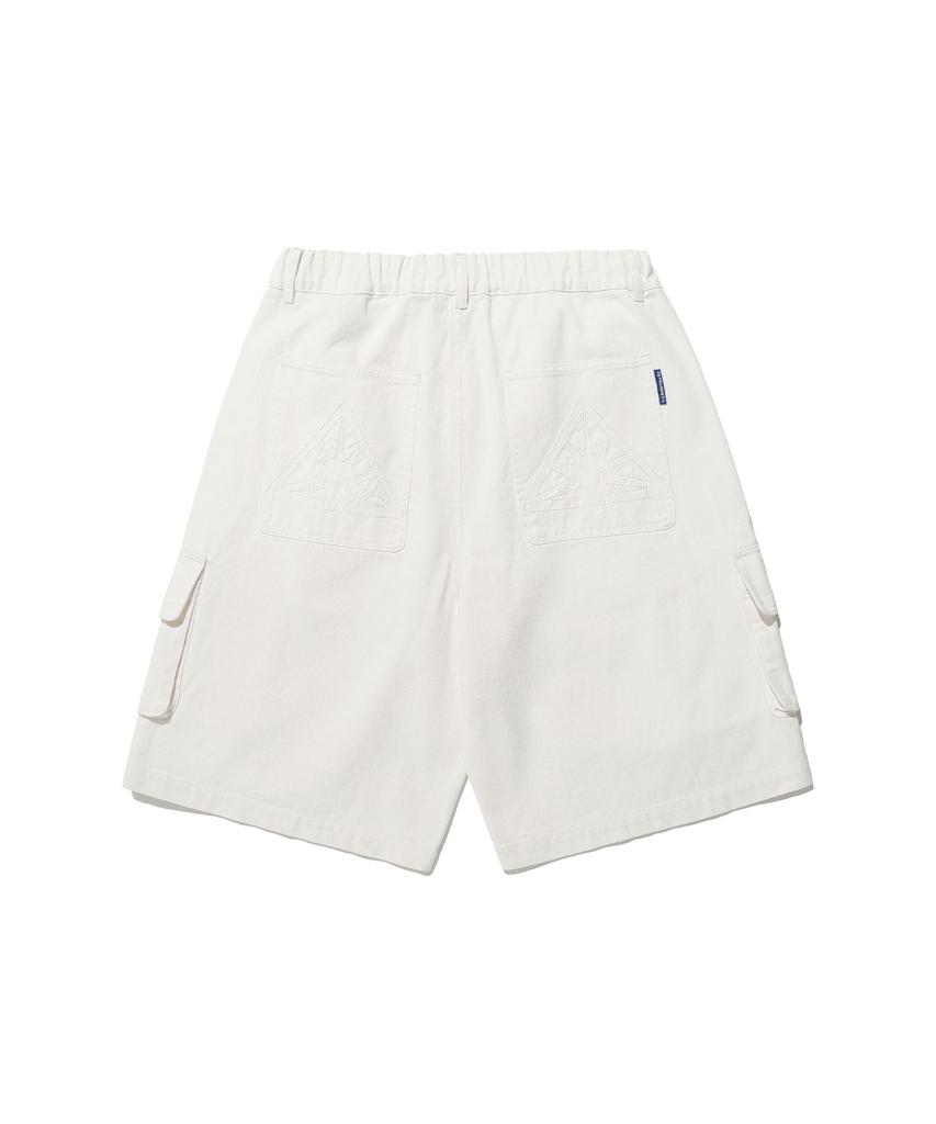 ISTKUNST Cargo Midi-Over Pants_White(Ik2Emmpa60A)