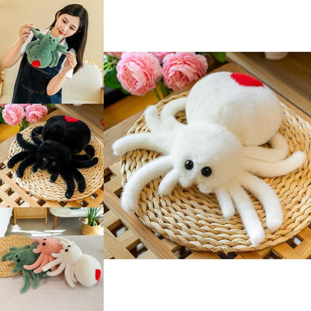 Realistic Plush Spider Stuffed Toy For Home Decoration And Funny Gifts