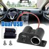 Автомобильный прикуриватель USB двойная розетка 12 В USB зарядное устройство розетка адаптер штекер внутренняя запасная часть автомобильные аксессуары
