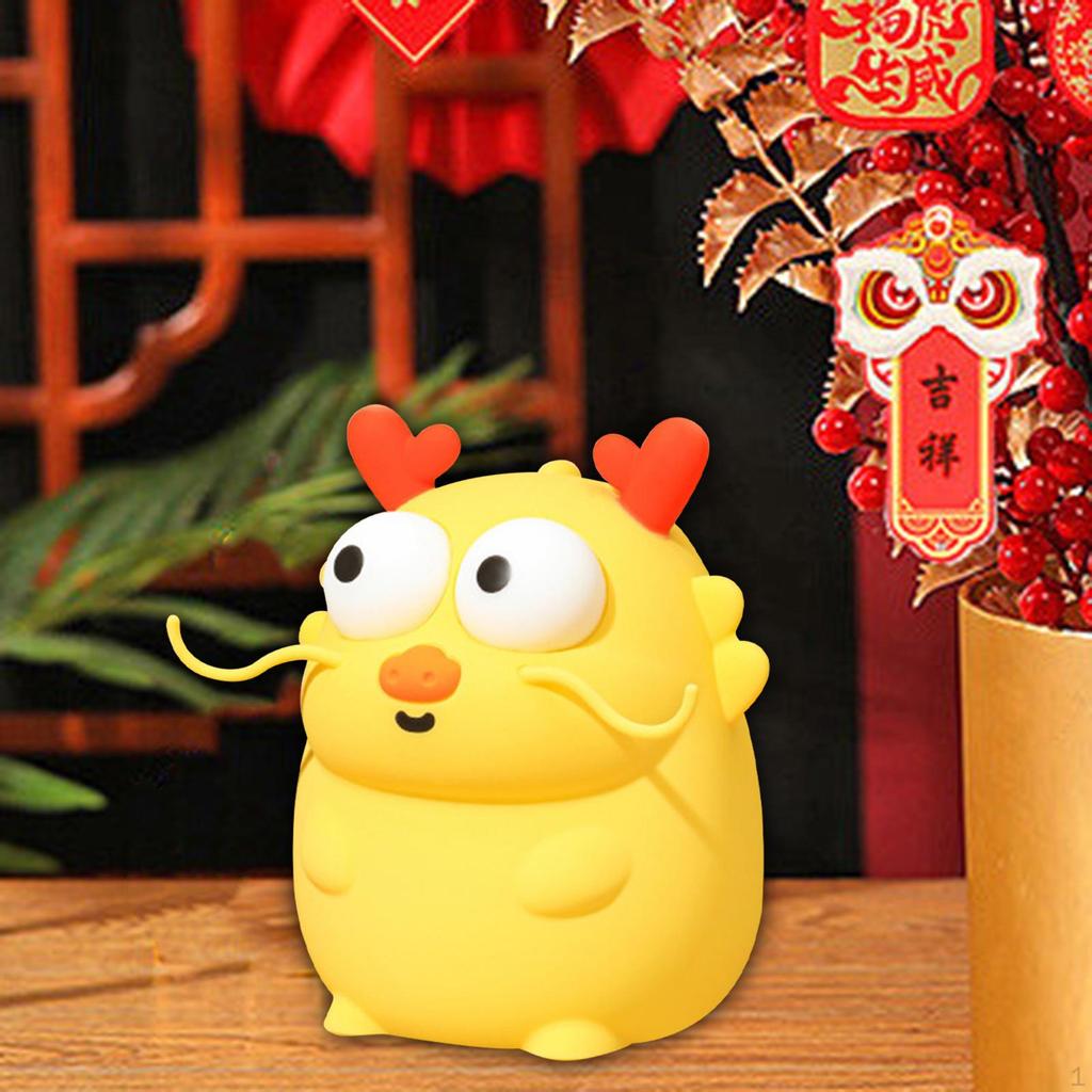 Mystical Dragon Sculpture Night Light for Home Decor