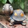 Солнечная лампа, орнамент, прочная синтетическая смола, черепаха, сова, улитка, скульптура, автоматический ночник