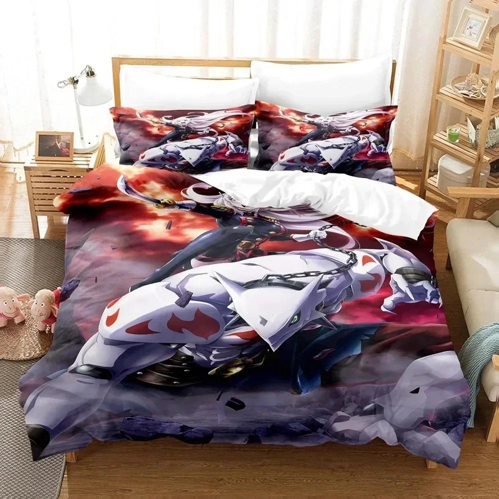 Bed Sheet Set Mato Seihei No Slave Bedding Set Printed With Pillowcase Duvet Cover Soft Queen King Size Bedclothes Home
