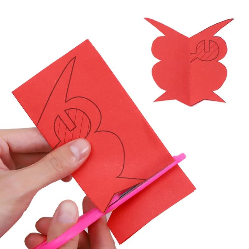 48/96 листов Детские игрушки для вырезания из бумаги Игрушка для раннего развития Цветная бумага Ручная роспись Художественные принадлежности Поделки для детей TMZ