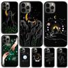 Чехол для телефона 'Гадание Луна Звезды Руки Искусство' для iPhone 17 Air 15 16e 14 13 Pro Max Coque 12 11 Pro Max PLUS