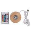 LED Light Base Wood Material Eco Friendly Elegant Style Sturdy Durable Wide Application Color LED