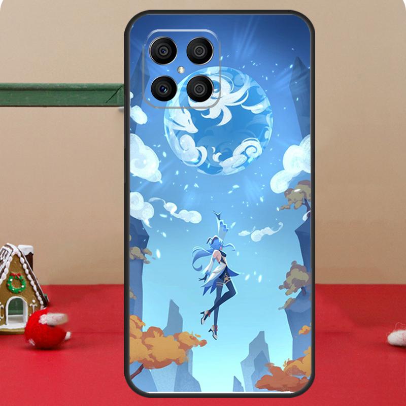 Чехол Genshin Impact Гань Юй для Honor Magic 6 7 8 Pro Honor 400 200 70 90 Lite X8c X8b X9a X9b X9c X9d Win RT